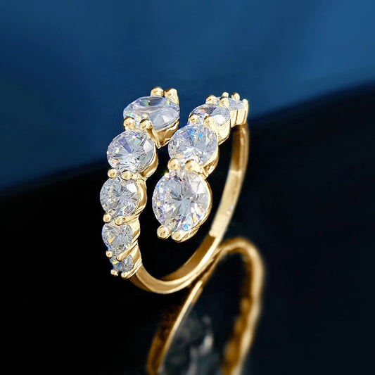 AIHA  Moissanite Rings GRA Woman