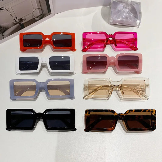 Jelly Color Sun Glasses Women