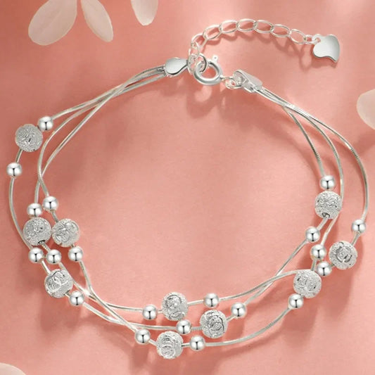 925 Sterling Silver Bracelet Woman